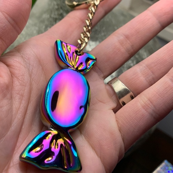 Last one⛔️Auth Kate Spade leather metallic crd/Key - Picture 5 of 15